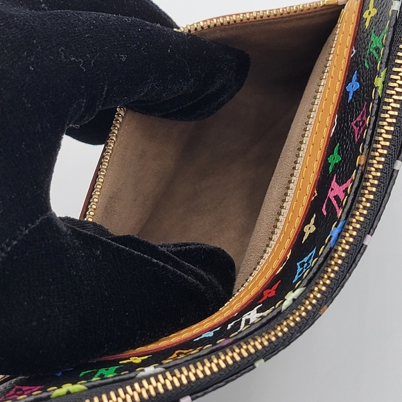 Louis Vuitton Multicolor Murakami Noir / Black Pochette GM FIRM PRICE - Picture 6 of 13